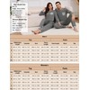 Frcdaunrs Couple Pjs Matching Sets Warm Sleepwear for His and