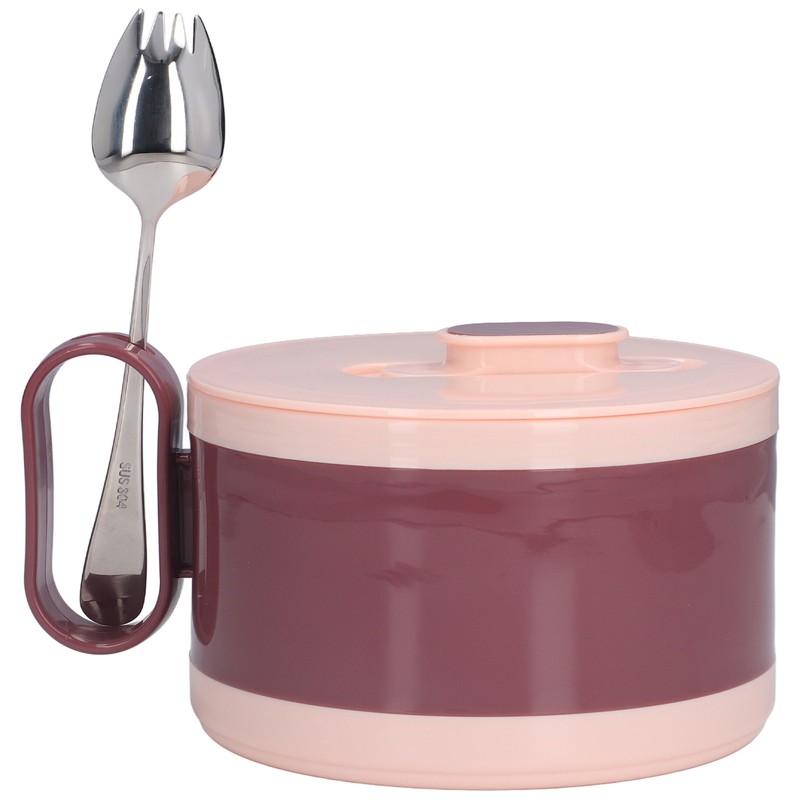 Stainless Steel Ramen Bowl Double Insulation Instant Noodle Bowl with