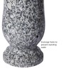 Afvarir Natural Granite Cemetery Vase for Grave Headstone Decoration Timeless