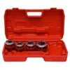 Professional Ratchet Pipe Threader Kit with 5 Iron Pipe Dies,Set