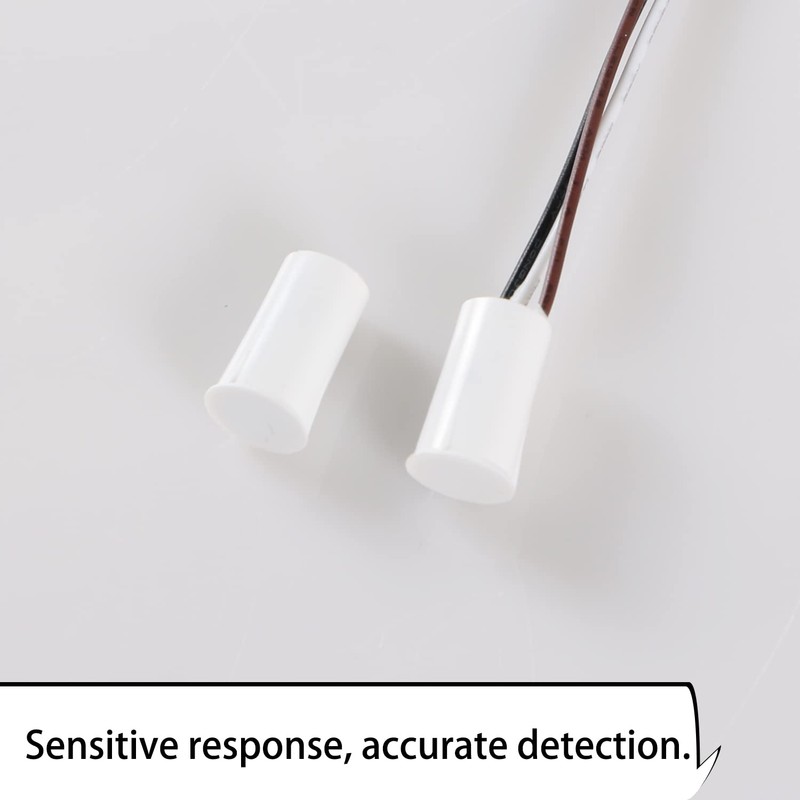 Ohamtes 2 Sets White RC-33 NC & NO Recessed Reed