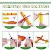 Pack of 24 Gliding Planes for Children, 12 Different Styrofoam