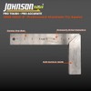 Johnson Level & Tool 1908-0800 Professional Aluminum Try Square, 8",