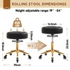 Rolling Stool Heavy Duty 450lbs - Reinforced with Golden Alloy
