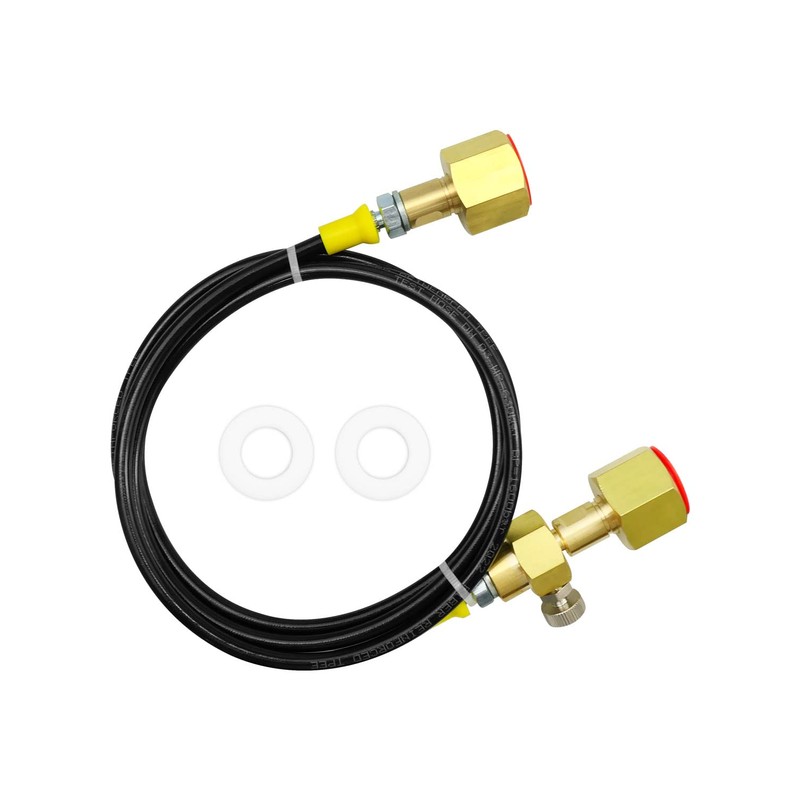 NTSUMI CO2 Tank Filling Station Charging Adapter with 60Inch Hose