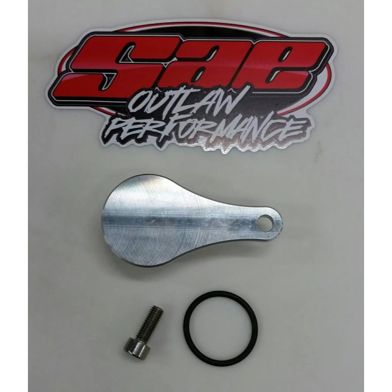 SAE Outlaw Performance Kawasaki ZX14 water pump block off