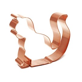 Small Cute Kitty Cat Copper Cookie Cutter