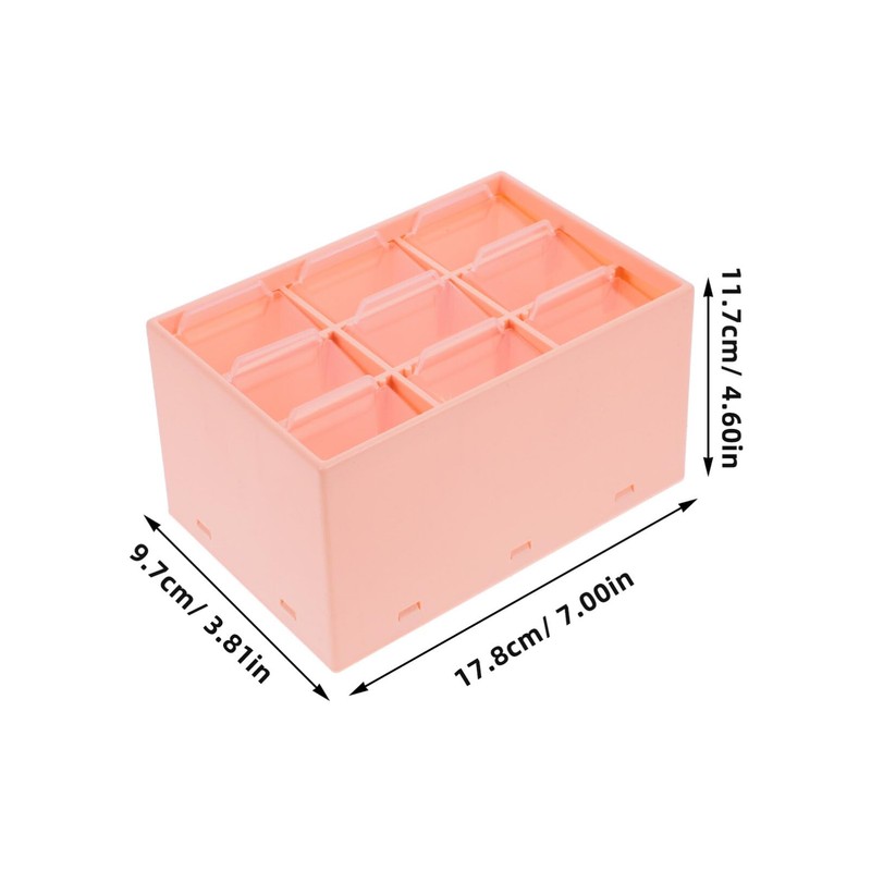 STOBOK 2pcs Desktop Drawer Organizer Box for Office Supplies Sundries