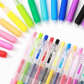 Jelly colors Journal Planner Pens Colorful 0.5mm Markers Fine Tip Drawing Pens Porous Fineliner Pen for Bullet Journaling Writing Note Taking Coloring Art Office School Supplies (12 jelly colors)