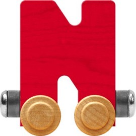 NameTrains Bright Letter Car N - Made in USA (Red)