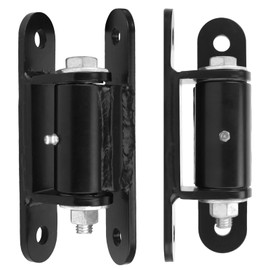 UCDOET 7" Heavy Duty Gate Hinges with Grease Zerk, Lubricable Bearing Gate Hinge Bolt or Weld on Hinges for Large Heavy Driveway Trailer Gates Up to 1000 lbs -Black 2150P