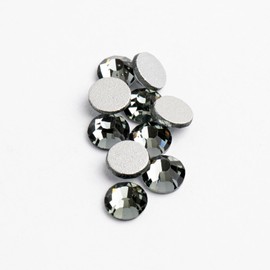 1440pcs Crystal Lane DIY SS20 (4.7mm) Black Diamond Round Glass Rhinestones Flatback Gems for Arts & Crafts Nail Art Clothes Shoes