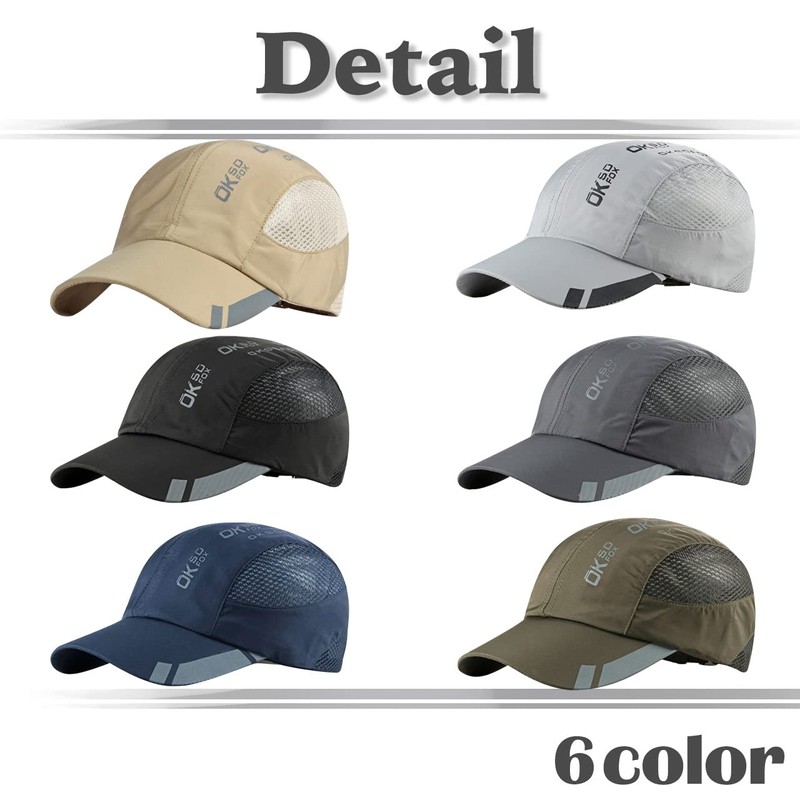 White Fang CA822 Mesh Cap, English Letters, Logo Hat, Running,