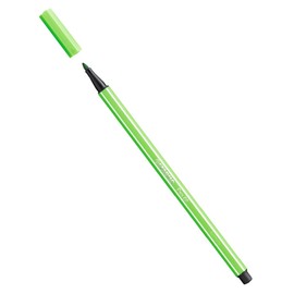 STABILO EASYcolors 6 Felt Tip Pens Drawing Pen 68 Pte Chisel Tip Average 1 mm Green Leaf