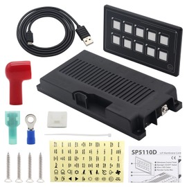 HIMOZEAN 10P Car Switch Panel 12 V 24 V Backlight Switch Panel Motorhome Caravan Truck Boat Camper Switch Panel (Only Panel Waterproof)