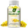 Mullein Leaf Capsules Vegan Natural Dietary Supplement For Lung Cleanse