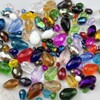 YUEXIGO 130pcs 6x8mm Teardrop Crystal Glass Beads for Jewelry Making,