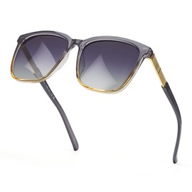 SIPHEW Womens Mirrored Sunglasses Polarized - Fashion Oversized Eyewear with UV400 Protection for Outdoor