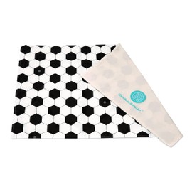 Charlie Banana Baby Premium Cotton Changing Mat Reusable Washable Ultra Soft Football