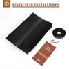 Yotache Fly screen door, balcony door, black, 110 x 220