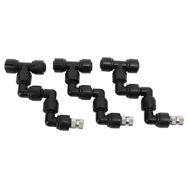 3Pack Reptiles Nozzle Fogger, Reptile Nozzles 360 Degree Adjustable Mist