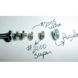 Dynamic Models 10 Standaed Slot Car Nuts for 1/8 Axles 5:40 Thread  Regular size NOS