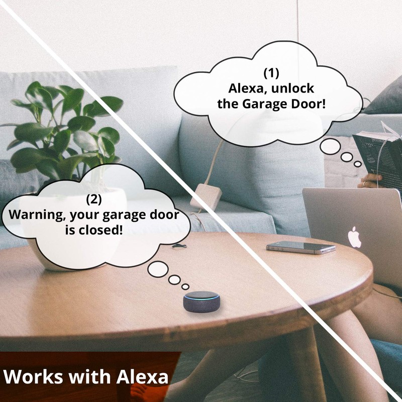 YoLink Garage Door Controller and Wireless Sensor - Remote Control