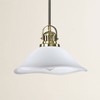 Aspen Creative 23152-11 Clear & Frosted 2 Tone Transitional Style