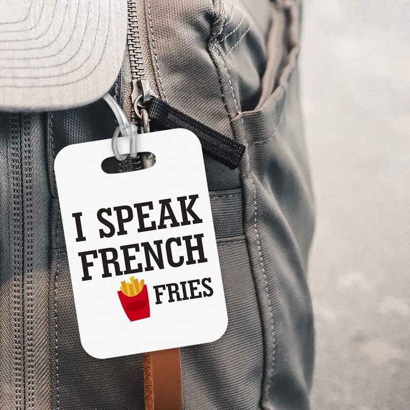 LT052 I Speak French Fries Novelty Funny Unique Designer Gift