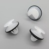 VVO Fasteners White Plastic Clips Front Door Trim Compatible with