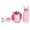 500ml Kids Stainless Steel Straw Thermal Insulation Cup Temperature Display