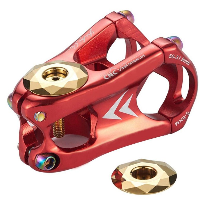 LTronics Bike Bicycle Diamond Headset Cap with Bolt - Golden