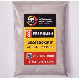 20lbs Aluminum Oxide 400/600 Pre-Polish Rock Grit Stage 3