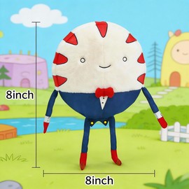 WOOCARE Peppermint Butler Plush，Adventure Fan Favorite 8" Plush,Gifts for Animation Fans
