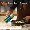 TrendPlain 16oz/470ml Blue Glass Olive Oil Sprayer for Cooking -