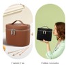 honitty Bolsa de Maquillaje de Viaje con Compartimentos y Asa