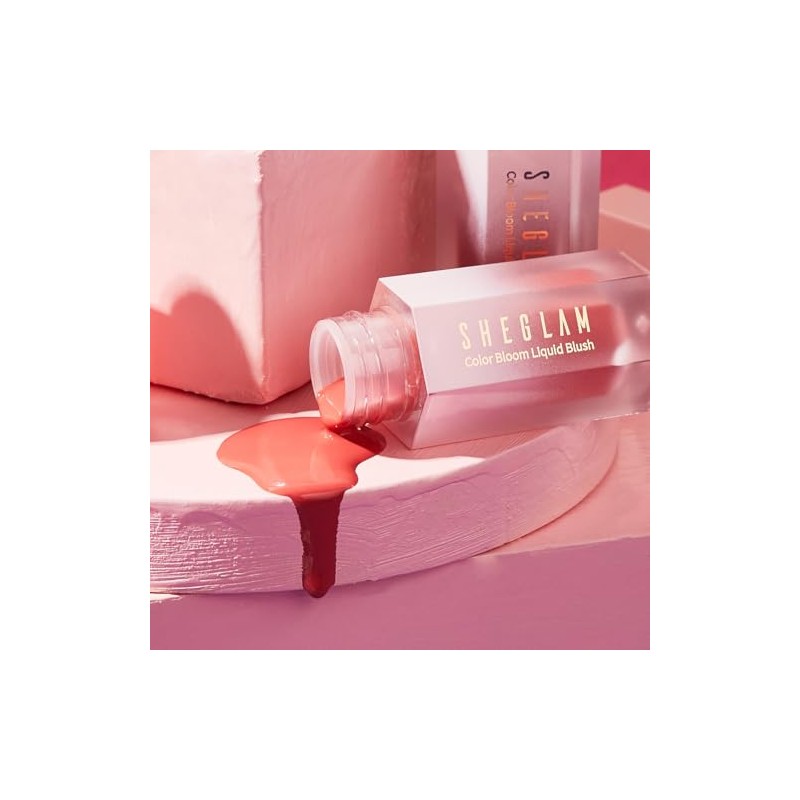 SHEGLAM Maquillaje con rubor líquido Color Bloom para mejillas con