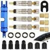 20pcs French Presta Valve Core Kit, Bicycle Valve Adapter with