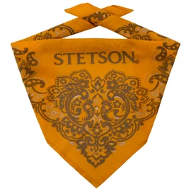 Stetson Paisley Bandana - Headscarf Made of 100% Cotton - Bandana with Classic Pattern - For All Seasons - Men and Women, yellow