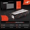 A-Premium 2-PC Engine & Cabin Air Filter with Activated Carbon
