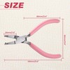 LEONTOOL Split Ring Pliers Small Split Ring Opener Handicraft Ring