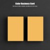 50Pcs Aluminium Alloy Business Card Exquisite Color Name Cards Business