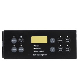 Gopayia Replacement 316220805 Control Board Overlay for Frigidaire Range Stove Oven, Touchpad Overlay Replaces 316220818 316220841 318214502