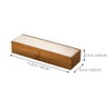 Cabilock Wooden Cutlery Box with Lid, Kitchen Chopsticks Box Utensils
