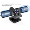 Webcam with Microphone and Speaker, 3 in 1 USB Camera