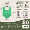 JENCENBIO Compostable Bin Liners 6 Liter Extra Thick 0.6 Mils,