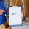 25 Pack 8.5" x 11" Hard Sheet Protectors, Rigid Print