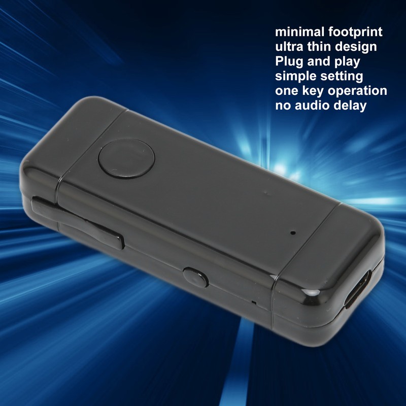 BT 5.0 Receiver for Car 5.0mm Noise Cancelling Music Streaming