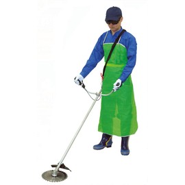 Takagi Earth Man One-Touch Mesh Apron for Grass Mowing, One Size Fits All
