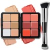 Noerrors 12 Colors Cream Contour Blush Palette, Colour Fix Concealer